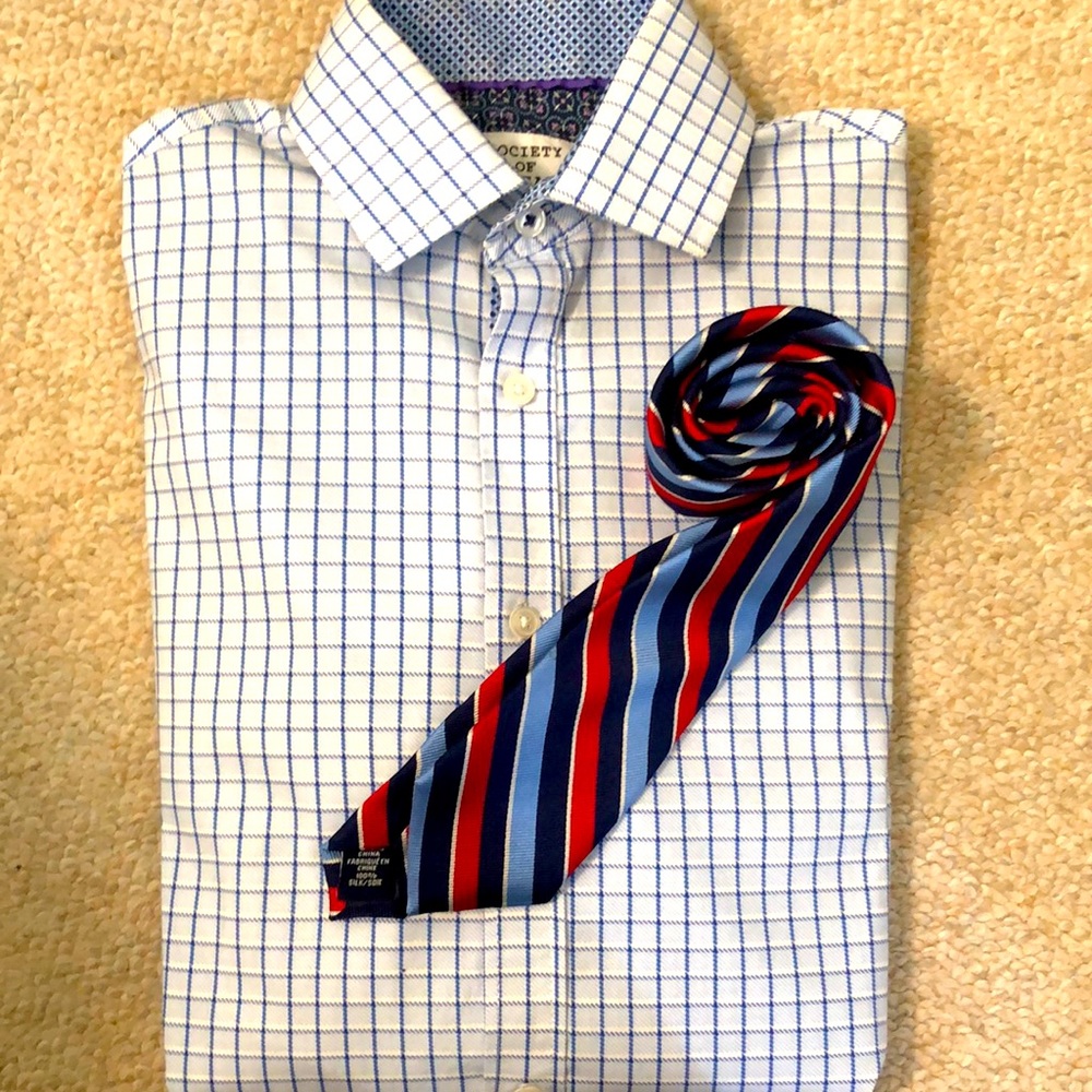 Society of Threads Men’s slim fit dress shirt